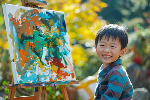 创作儿童画画图片摄影图 摄影图 下载至来源处